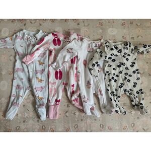 Monica + Andy Carter's Newborn Sleeper Bundle 4pc Pigs Ballet Floral Balloons